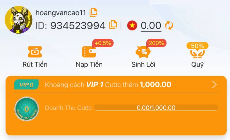 Cách nạp tiền vào 13win